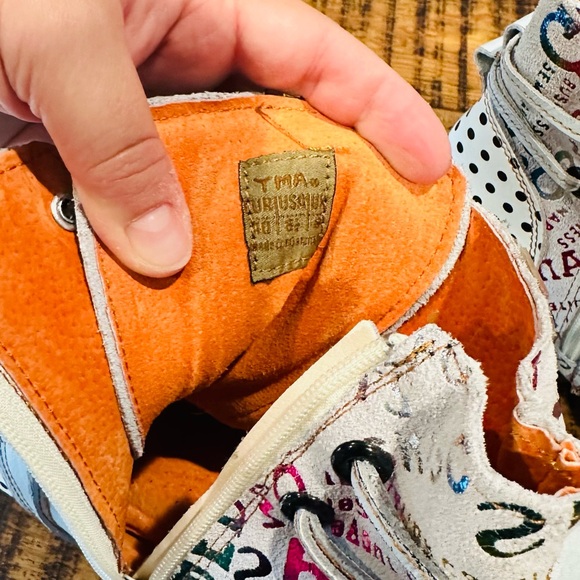 MAIA TMA EYES RETRO POLKA DOT LEATHER BOOTIE WOMENS SZ 8 1/2 / US 40 NWT - Picture 9 of 12